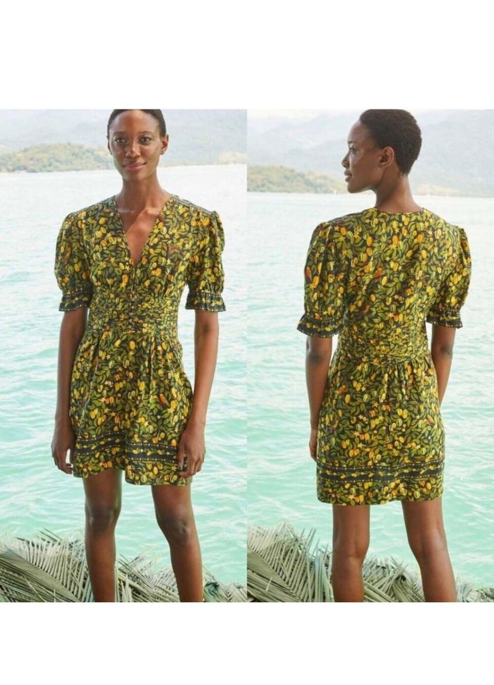 Farm Rio Star Fruit Mini Dress